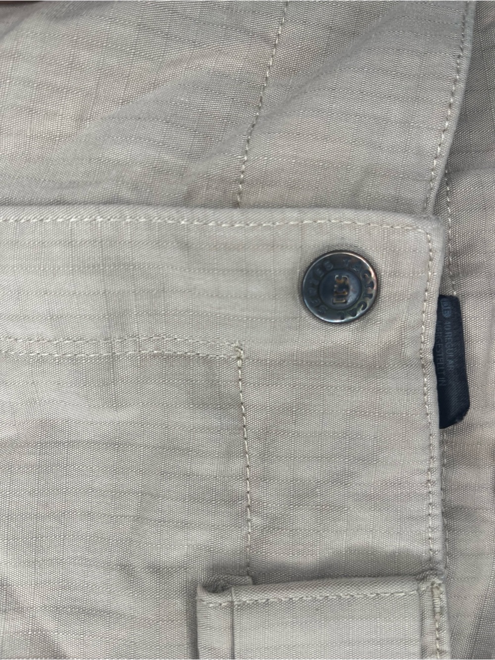 5.11 Tactical Men's Tan Cargo Pants - Picture 5 of 8